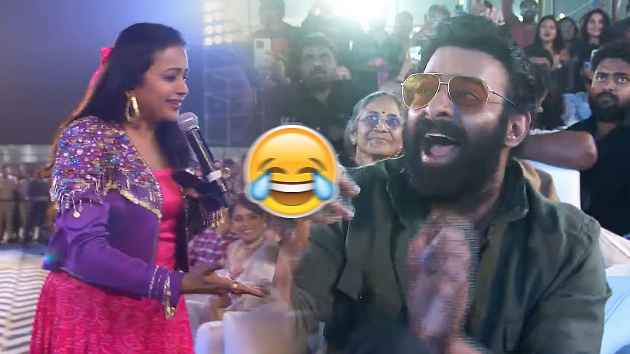 Prabhas Hilarious Reply To Suma 🤣 | #TheRajaSaab Pre-Release Event