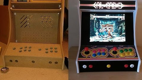 My Bartop MAME arcade cabinet build  - The Al-Cade