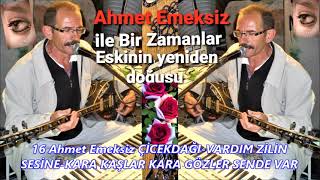 Çi̇cekdaği Vardim Zi̇li̇n Sesi̇ne Kara Kaşlar Kara Gözler Sende Var Ahmet Emeksiz Elektro Bağlama Stereo