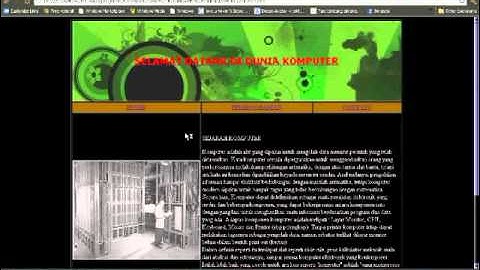 Tutorial Pembuatan Website Dengan Dreamweaver CS3 Part 3