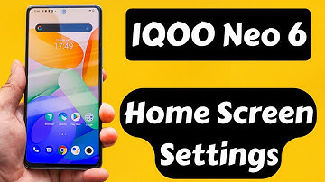 IQOO Neo 6 Home screen Settings || Customize Home Display IQOO Neo 6
