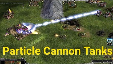 USA Particle Cannon on Tanks | USA Laser General | C&C Zero Hour | Contra Mod 2019 | 2 vs 4