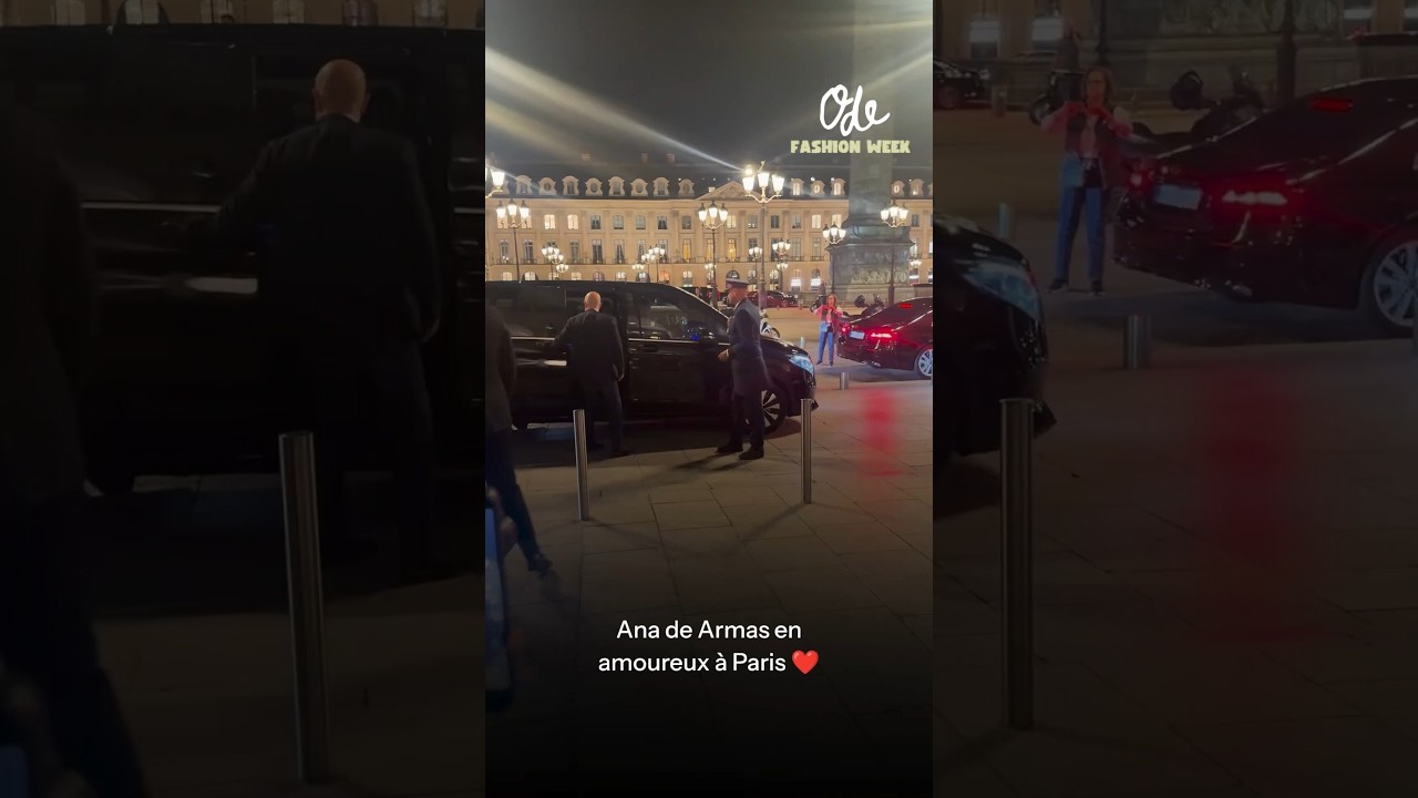 Ana de Armas en amoureux à Paris ❤️