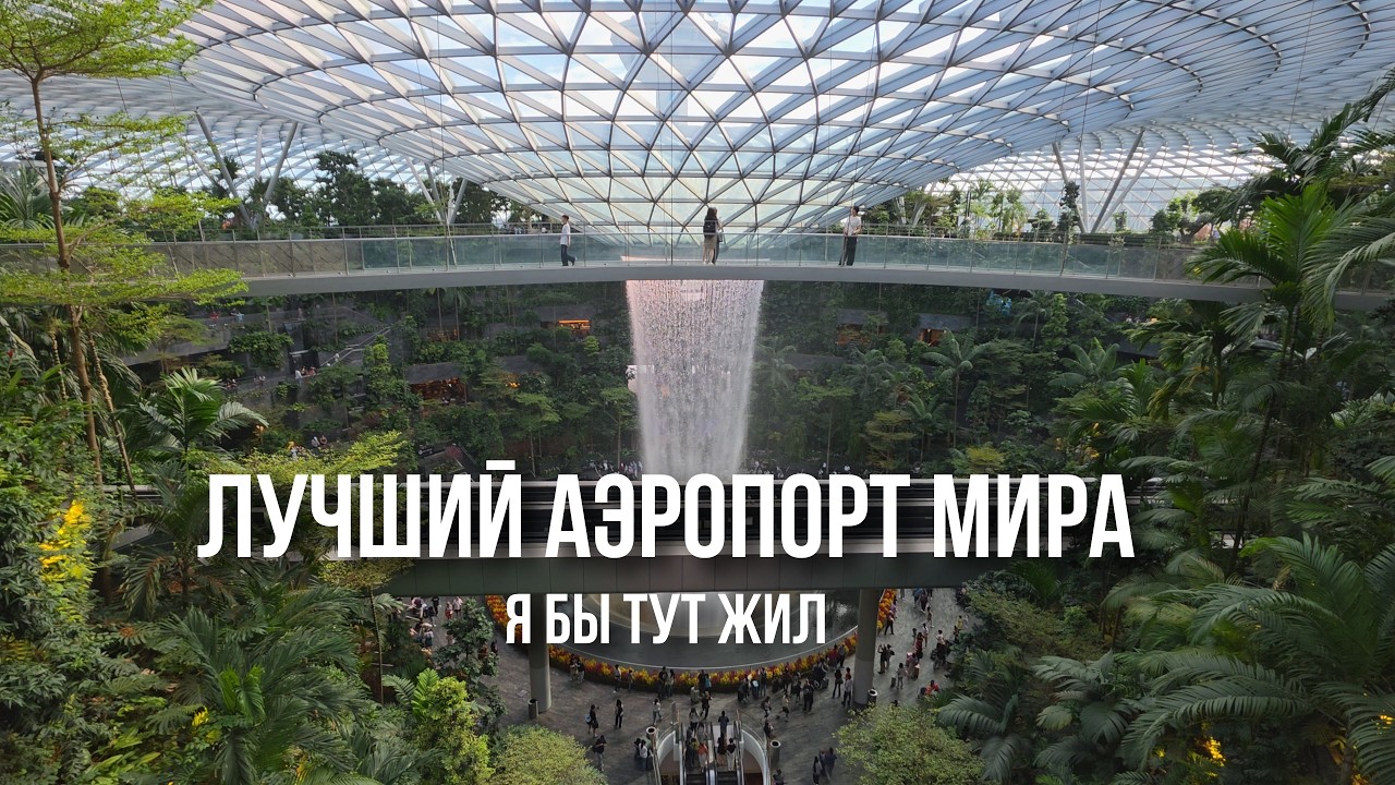 Чанги Сингапура: самый невероятный аэропорт в мире: водопад, джунгли, бабочки и лучшие зоны ожидания