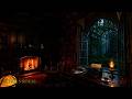 Deep Focus & Productivity ☔ Magic Forest Library & Typewriter Ambience (3 HOURS) #studymotivation