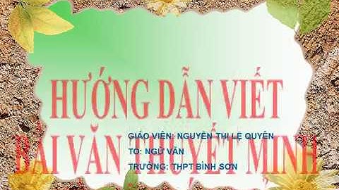 Bài văn thuyết minh về di tich vang năm 2024