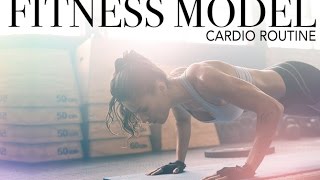 My Fat Burning Gym Workout (FITNESS MODEL CARDIO ROUTINE!!)
