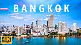 Bangkok,Thailand 🇹🇭 | 4K Drone Footage (With Subtitles)