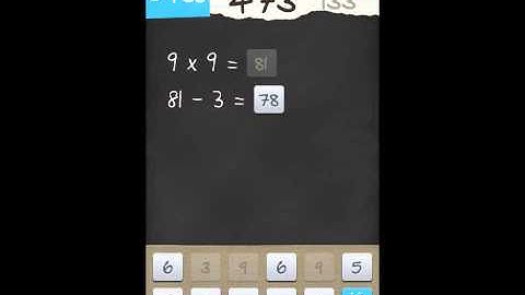 6 Numbers by Brainbow Level 133 Answer Guide