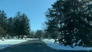 Driving to Beverly Hills, Michigan from Royal Oak, Michigan. February 2023