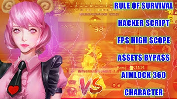 Rules of survival New  Updates Script Aimlock hacker Safe 100% Ros version 1.34-101{Ep32}