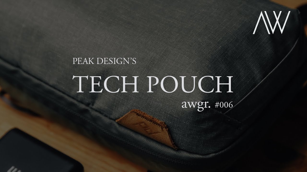 How to use a tech pouch as a traveling art pouch