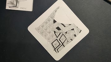 Tangle Static and Emingle - 2 Easy Zentangle Patterns - CZT Aishwarya Darbha