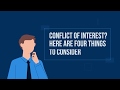 What is a conflict of interest