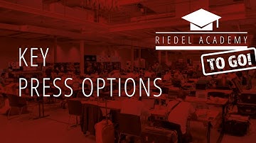 Academy to Go - Key Press Options