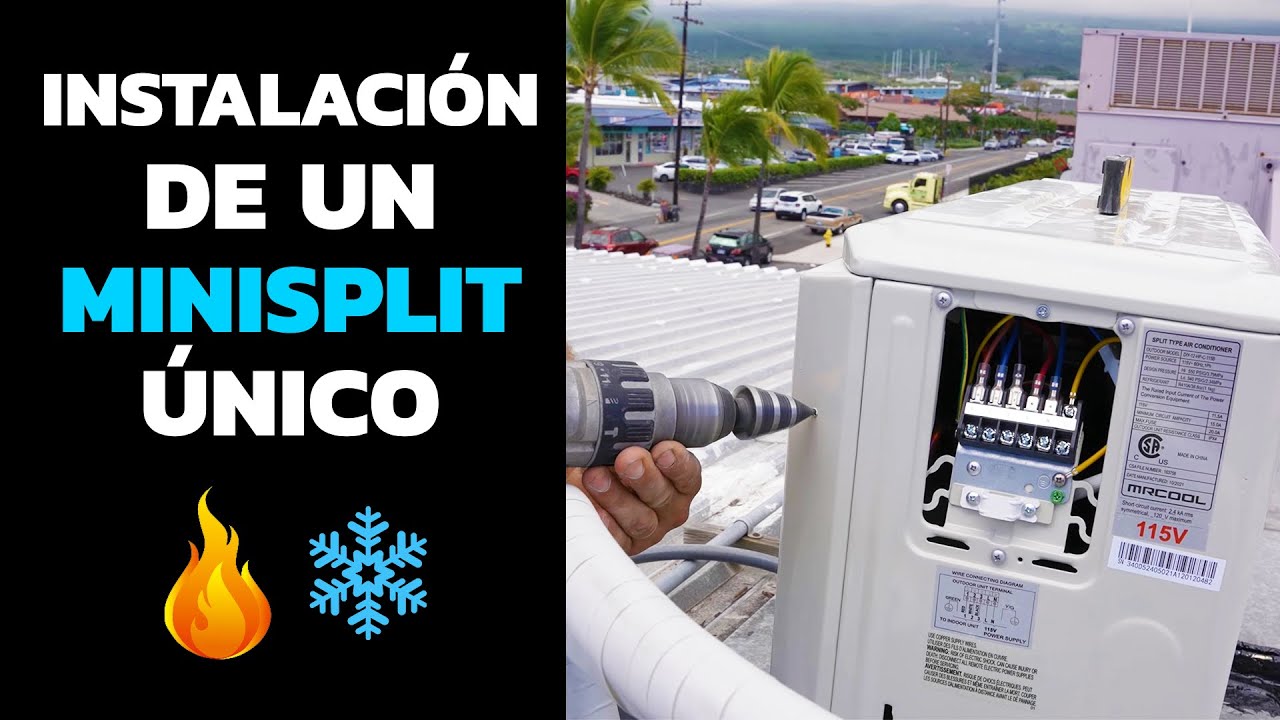 Como instalar una unidad MRCOOL DIY Ductless Mini Split - En Español 