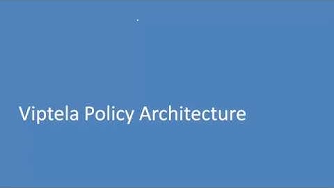 6. Cisco SD WAN Policy Architecture