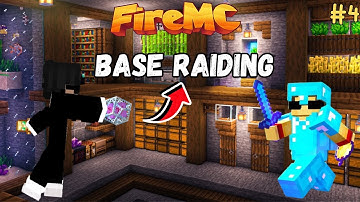 Firemc Base Raiding🔥 || How I Raid Every Base In Firemc🔥 #minecraft #firemc #baseraiding #psd1