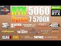RTX 5060 + Ryzen 7 5700X : New 15 Games Tested in 2026