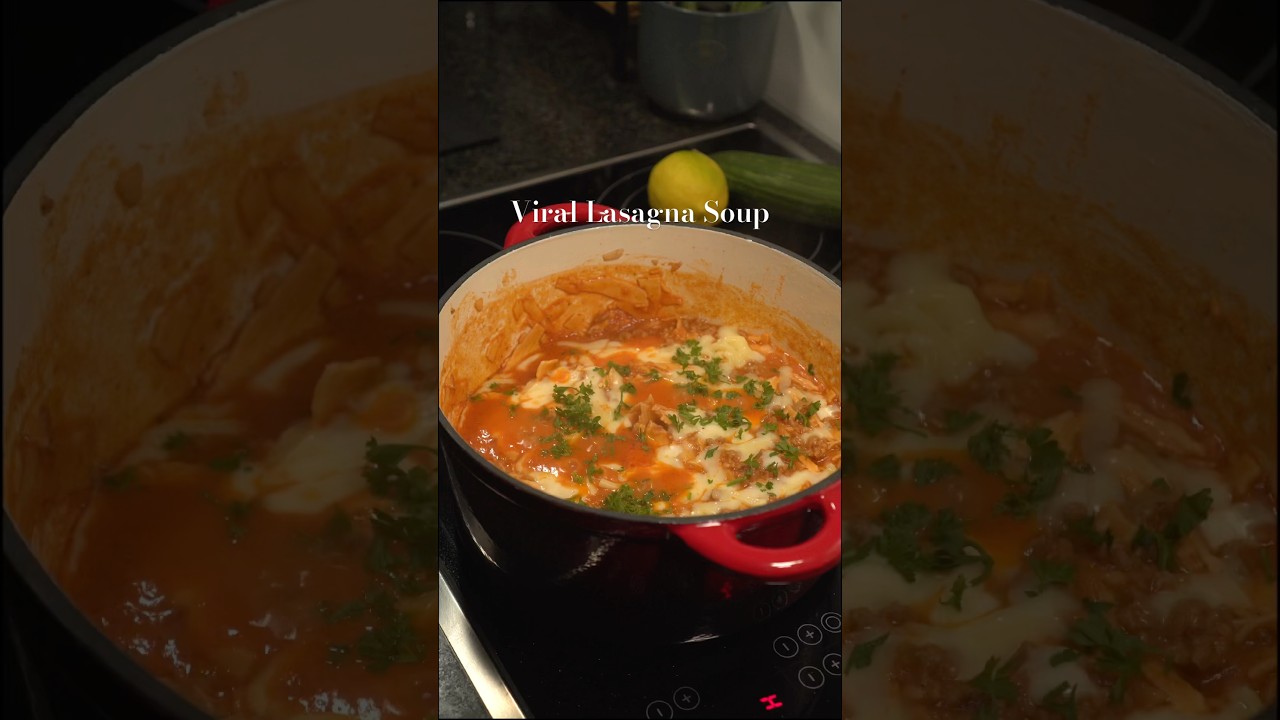 Lasagna Soup 😋😍🍽️