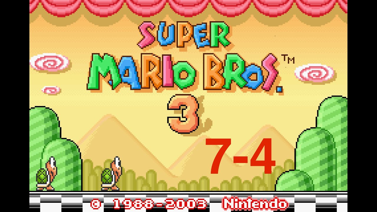Super Mario Bros 3 - World 7-4