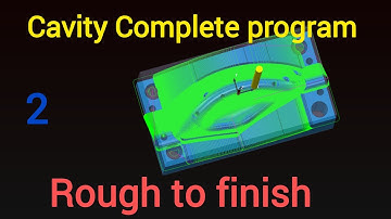 Autodesk Powermill 2024 cavity Complete program #delcam #vmc #programming #tutorial