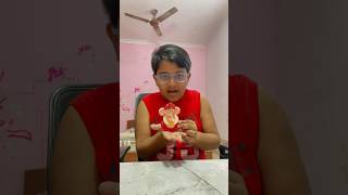 DIY Ganesha with Clay #shorts #youtubeshorts #diy #balganesh #ganesh #ganeshchaturthi #kidsvideo