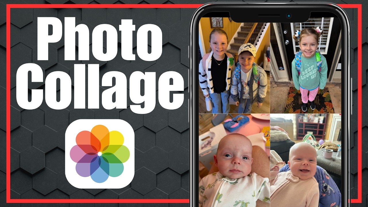How To Make A Photo Collage On iPhone - Full Guide - YouTube