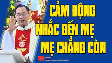 Cảm Động Cha Tình Nghẹn Giọng khi ... Nhắc Đến MẸ !| Bài giảng lễ hay | CHA GIUSE DƯƠNG HỮU TÌNH.