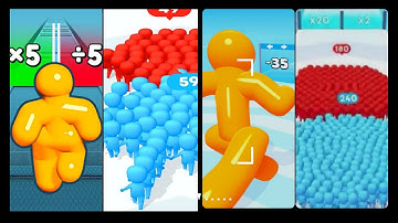 Tall man run vs count master all satisfying and relaxing games