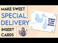 Special Delivery Card | New Baby Card Ideas | New Baby Cards | Cricut Card Ideas