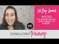 WYOSS: An acronym you don&#39;t want to forget - myConsultant Training by Becky Launder