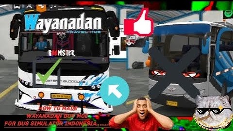 Wayanadan bus നമുക്ക് കിട്ടി guys#bus simulator Indonesia #viral video.........!