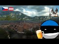 Estoniaball visits central europe