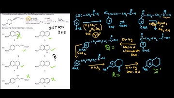 IIT JEE ADVANCED 2019 Choose the correct options for the following reactions sequence. Consider Q,R