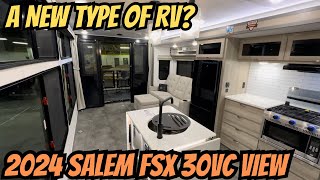 2024 Salem FSX 30VC VIEW | Toy Hauler with Hidden Office / Bunk Room!