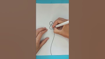 How to draw a funny cute goose