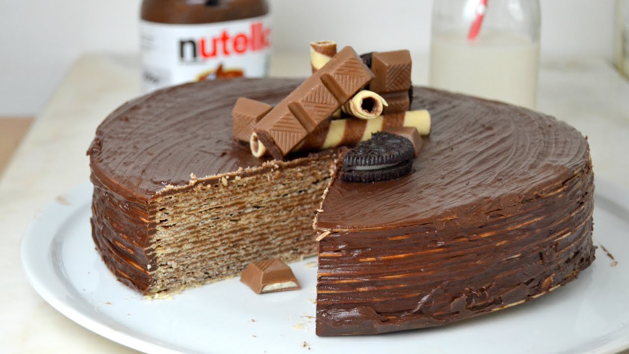 Tarta de Nutella y ¡La tarta chocolate más fácil del mundo! - YouTube