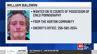 Marshall County Sheriff’s Office searching for man wanted on 10 counts of child pornography
