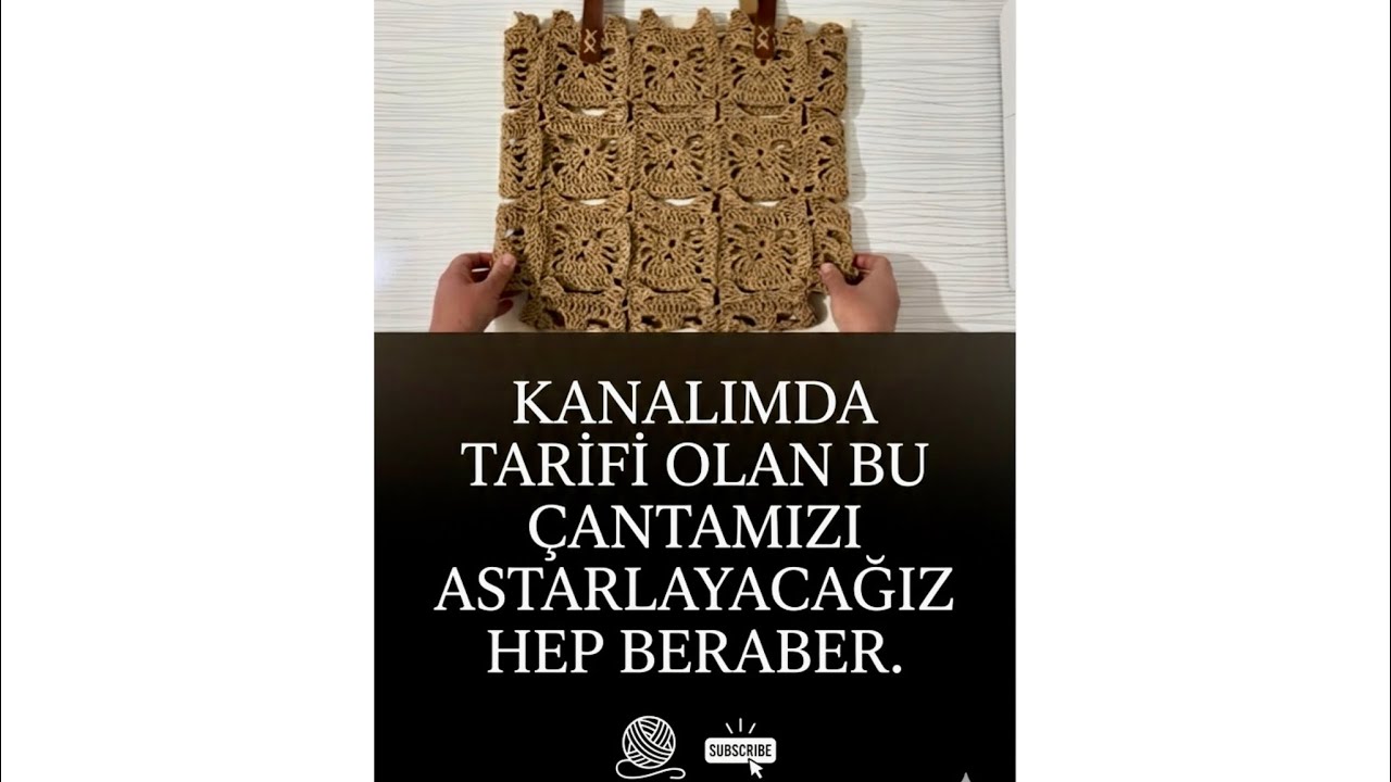 Kedi Figürlü Çantaya Astar Dikimi 🐱 | How to Line a Crochet Bag 