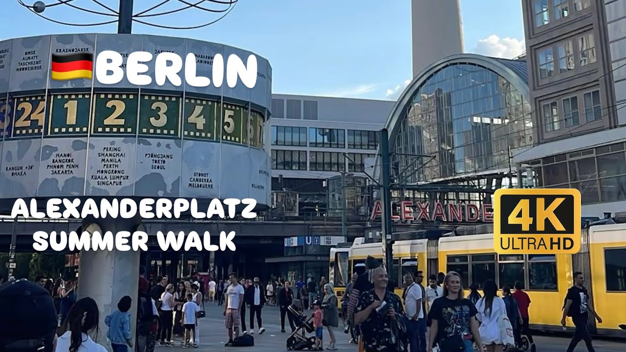 Berlin , Germany  –Alexander Platz 2024 - 4K - HDR Walking Tour | Berlin June 2024