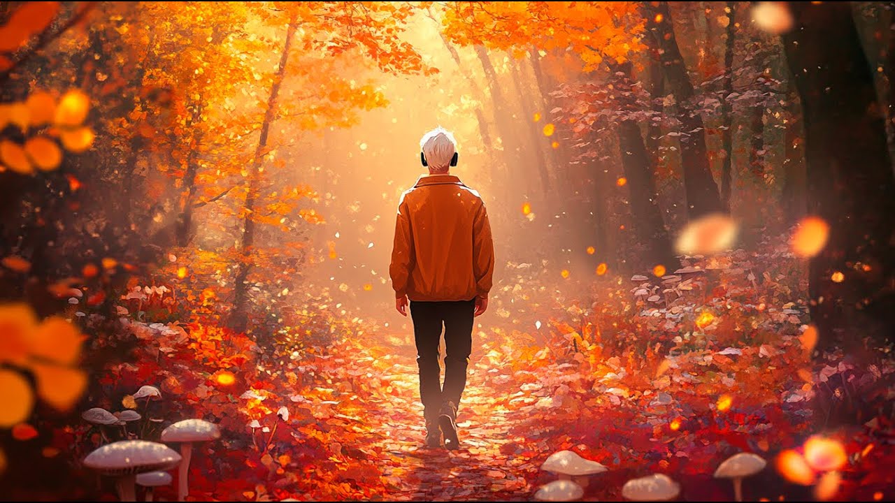 Golden Hour Forest Lo-fi 🍂 Relaxing Sounds for Study, Focus & Reflection