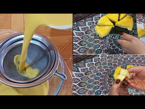 آموزش کیک شیر شیر اول گاو طبیعی و خوشمزه فقط با ۳ قلم مواد