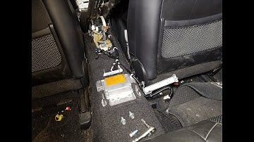 How to remove & Location of Airbag SRS Control Module on 2007 2008 Infinit G35 G35x G37