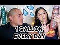 We Drank a GALLON of water a day for a WEEK