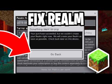 How To Fix Minecraft 'Couldn't Create a Realm Right Now' Error! - Tutorial