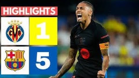Barcelona vs Villarreal 5-1 Highlights & All Goals 2024 HD