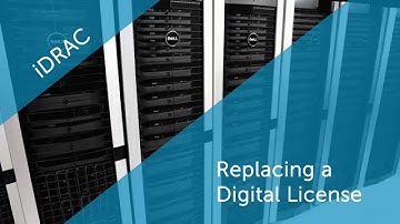 Replacing a Digital License using iDRAC