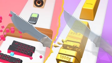 Perfect Slices Game! A Highly Satisfying and Relaxing ASMR Slicing Game Video 