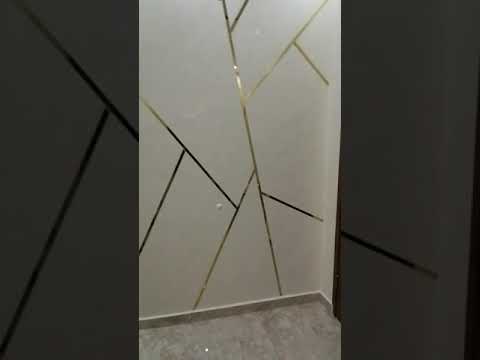 تركيب ديكور استيل ذهبي